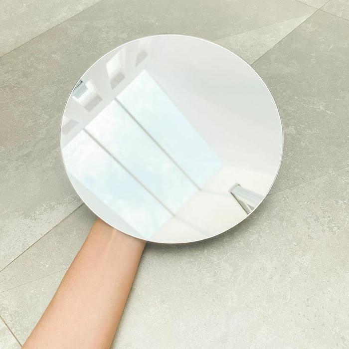 cermin bulat estetik