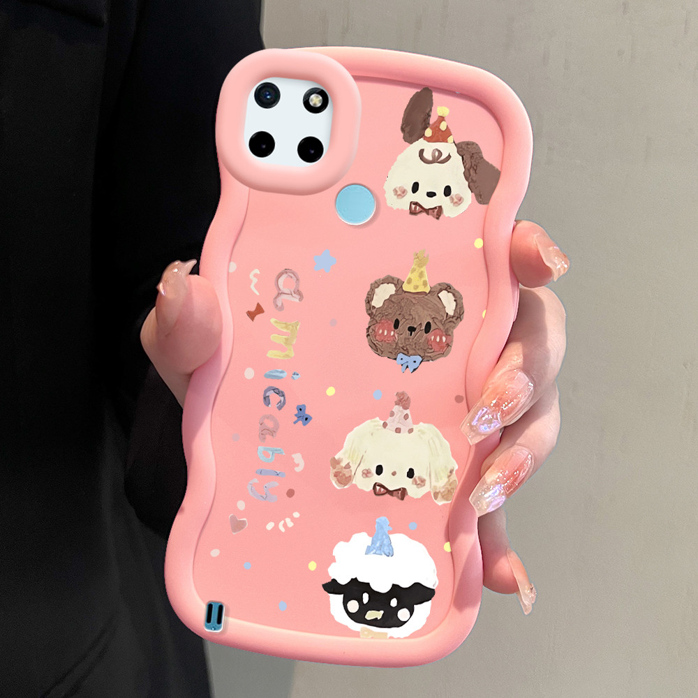 Casing Hp Untuk Realme C21Y C25Y Case Softcase Kesing Soft Cassing Cute 0023