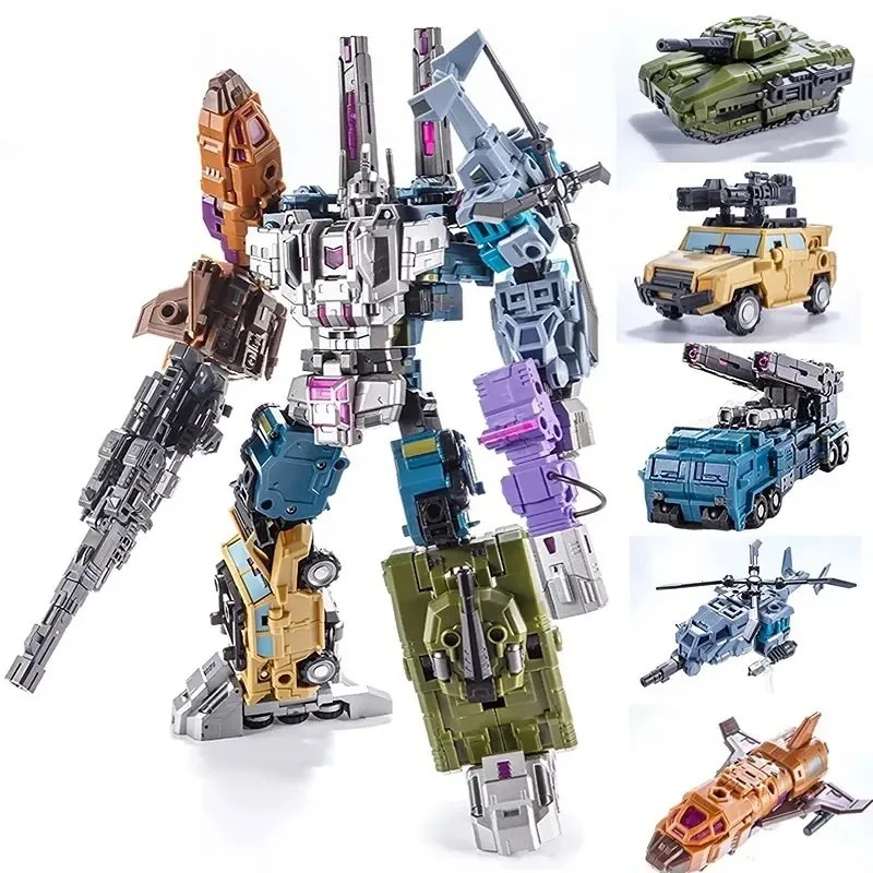 PocketToys Transformation Bruticus 5 in 1 PT05 PT-05 Combo G1 Battle Titan 27cm Action Figure Toy