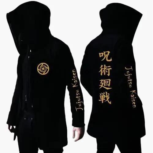 Jaket Jubah Anime Wibu Tokyo Revengers Jaket Jubah Anime Jujutsu Kaeshin Hoodie Zipper Anime Naruto
