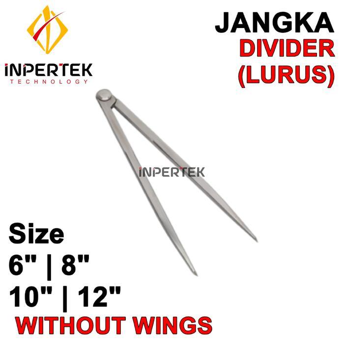 Jangka Besi 12" Jangka Lurus Jangka Bubut 12" Leg Divider Caliper 12