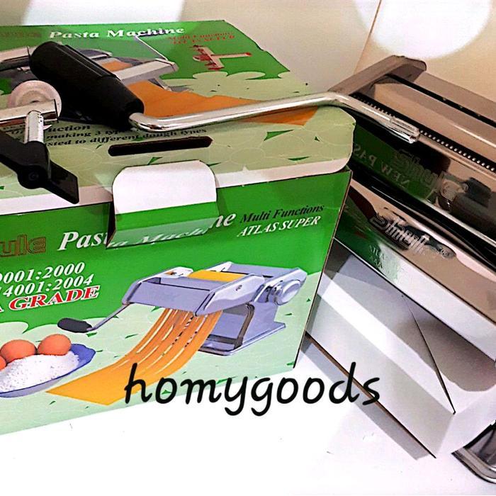 SHULE Super HOMELUX NAGAKO Gilingan Mie Pasta Maker Atlas Ampia