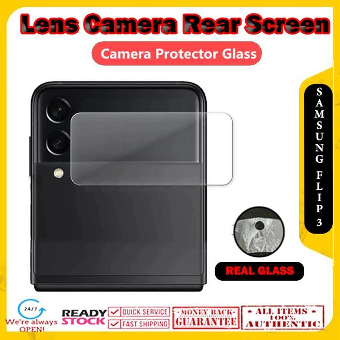Tempered Glass for Samsung Galaxy Z Flip 3 Flip3 Camera Tempered Glass (SCREEN CAMERA)