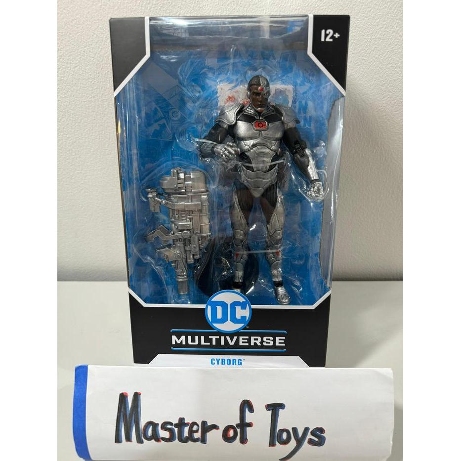 Terlaris Mcfarlane Dc Multiverse Cyborg Dc Rebirth - Ready Stock Best Quality
