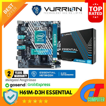 GAMING MOTHERBOARD H61 - MOTHERBOARD LGA 1155 FAN PROSESOR SEMUA MERK
