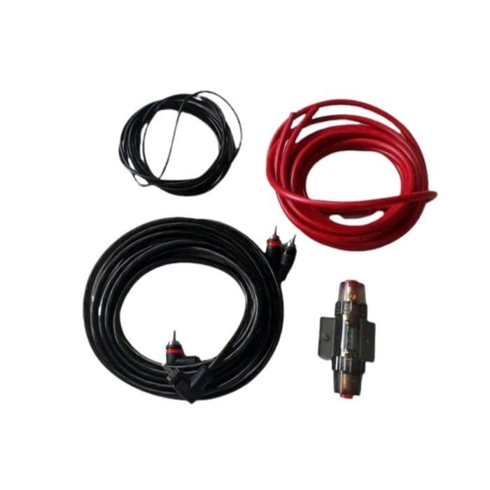 Paket kabel set audio mobil instalasi subwoofer/subwoofer kolong aktif