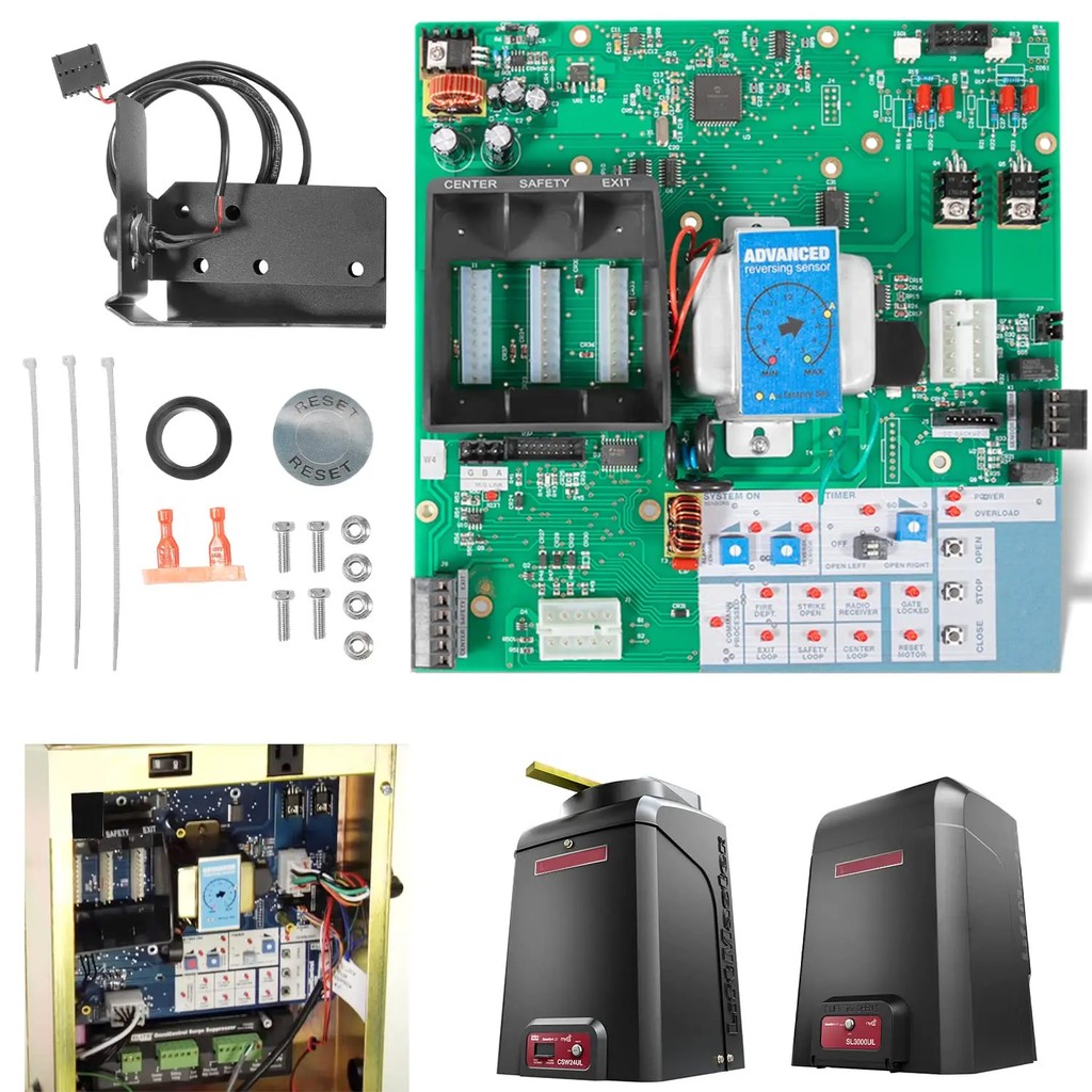 New Replacement for Liftmaster Q400 Q400E-1 Elite Omni Main Circuit Control Board, Q400D Q400E SL300