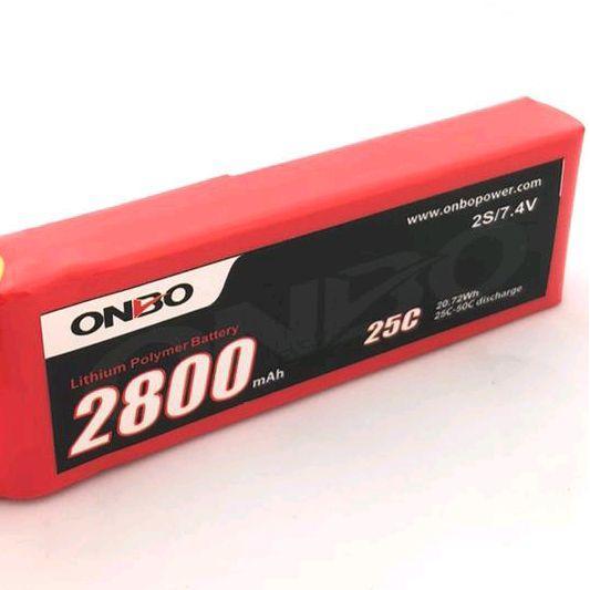 Lipo 2s 7.4v 2800mah 25-50c Onbo Power Mainan, Remote, dan Kendaraan Toy Control