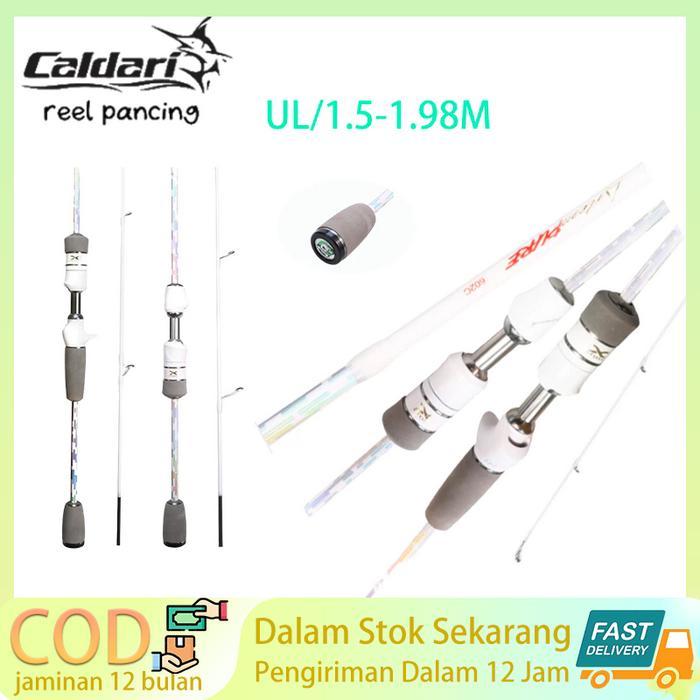 Joran Pancing ArtemisPure UL Karbon Ujung Padat Joran Putar Ultraringan Joran Casting Joran Pancing