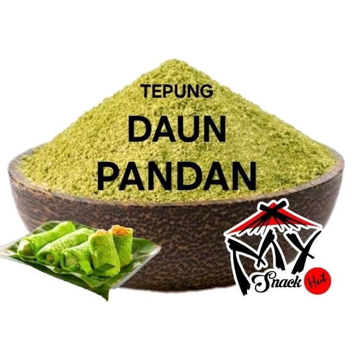 PROMO TEPUNG DAUN PANDAN 1KG BUBUK PANDANUS GODONG MURNI ASLI ORGANIK ALAMI HIJAU PUDDING ICE CREAM