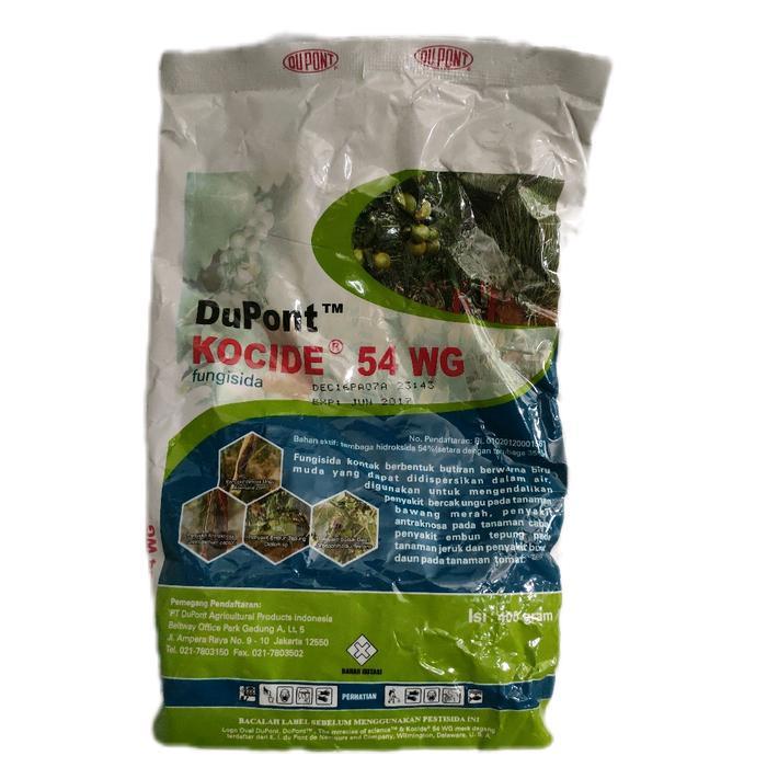 mataharitaman99 Fungisida DuPont KOCIDE 54 WG, kemasan 400gr Bahan aktif: tembaga hidroksida 54%