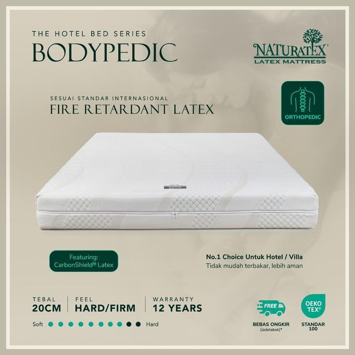 Kasur Latex Naturatex Hotel Bed Bodypaedic Tebal 20cm / 25cm