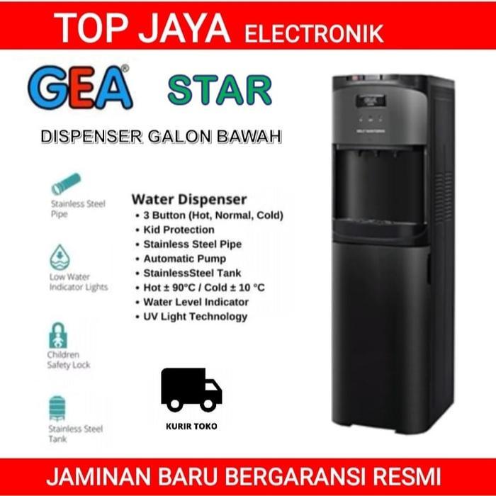 ` DISPENSER GALON BAWAH GEA STAR 3 KRAN/DISPENSER GALON BAWAH 3 KRAN GEA STAR