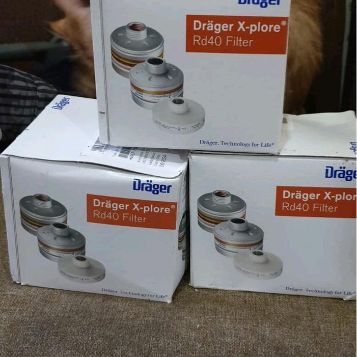 Drger Masker Drager Xpoler Masker Fumigasi Rd40 Filter Teknologi untuk Hidup