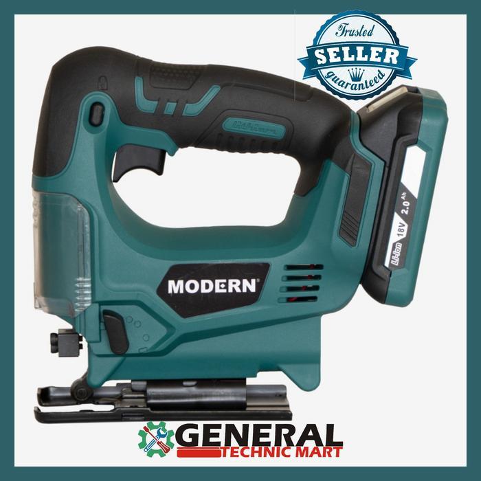 sintayanistore12 Mesin Jigsaw Cordless MODERN M-22,gergaji jig saw baterai 20V Modern