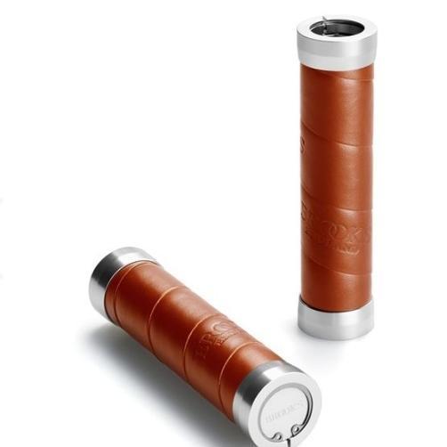 HAND GRIP BROOKS ORIGINAL - BROOKS HANDLE GRIP SEPEDA SLENDER LEATHER BISA GOSEND