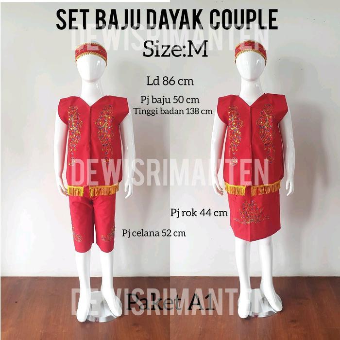 Baju adat dayak anak/dayak anak