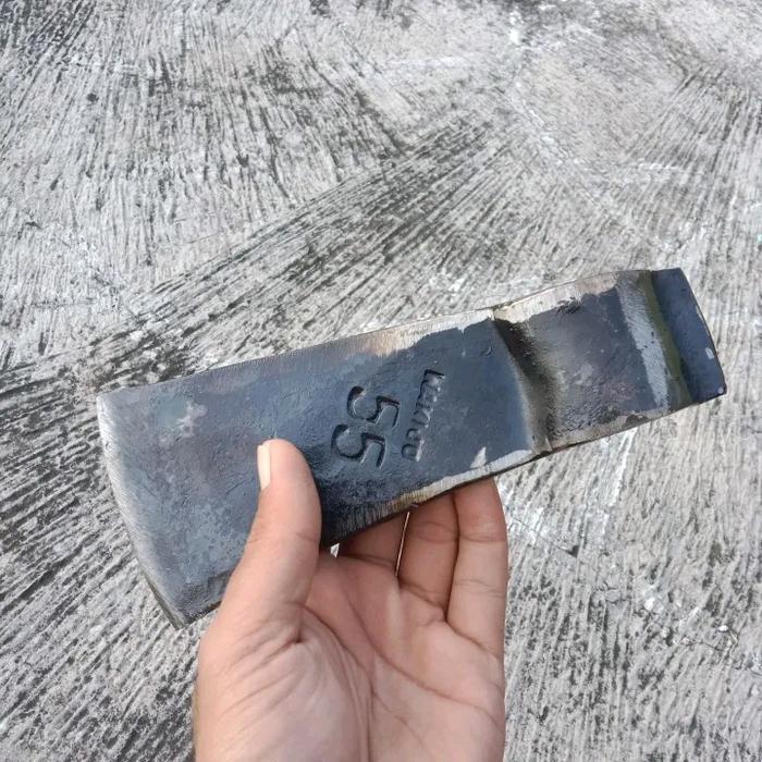 KAMPAK KAPAK KAYU CAP 55 ASLI BAHAN BAJA TEBAL - PREKUL PERKUL PREKOL PERKOL PECOK JAWA BELAH DAN
