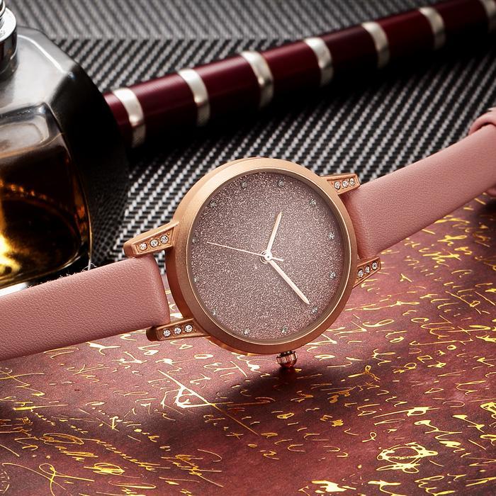 WatchNews- Rebirth Jam Tangan Wanita Fashion Kulit Strap Bisnis Luxury Design