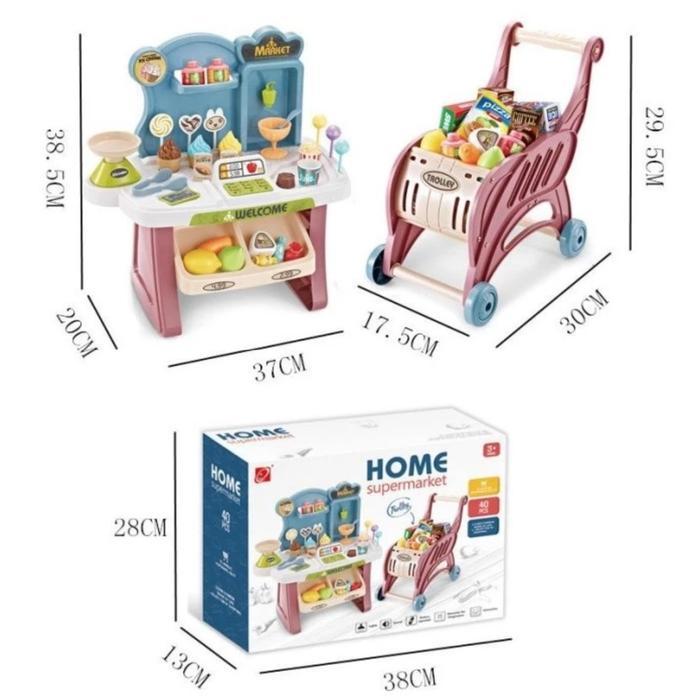 Home Supermarket Play Set / Mainan Supermarket Promo Premium