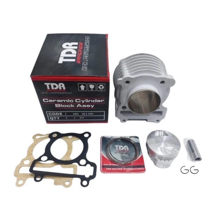 Blok Seher Mio Sporty 58,5 Bore Up Boring TDR Racing Motorcycle