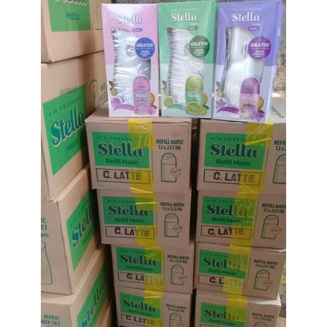 ORIGINAL STELLA MATIC PENGHARUM RUANGAN SEMPROT OTOMATIS ELEKTRIK