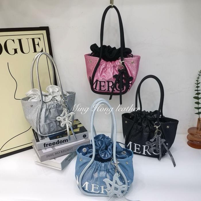 Duobae.id Tas Wanita Merge Small Kecil Serut Totebag Perempuan 2025