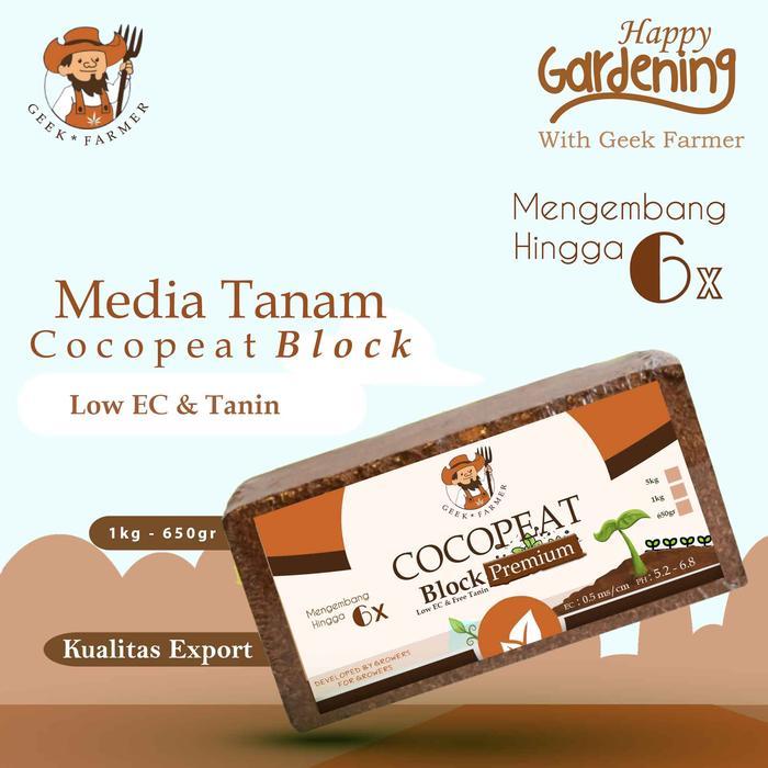 Geek Farmer - Cocopeat Block Media Tanam