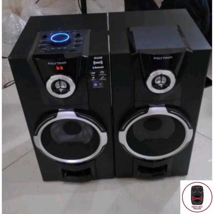 SPEAKER AKTIF POLYTRON TYPE 8F12 BLUETOOTH KARAOKE/colok listrik
