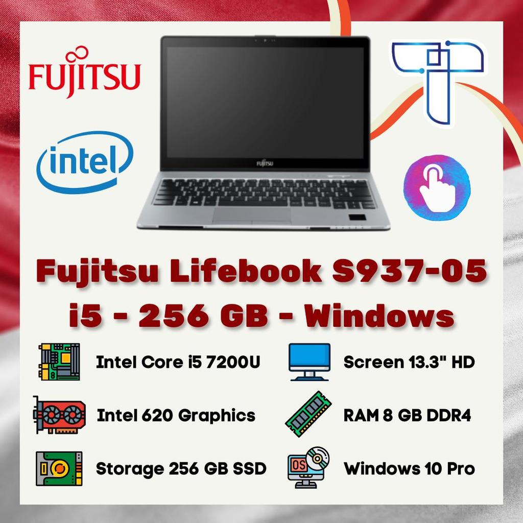Laptop Notebook Fujitsu Lifebook S9 S937 05 - i5 - 256 GB SSD - Win