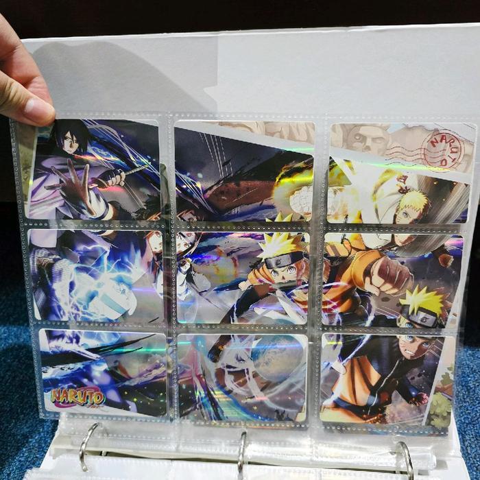 [SET 9 PCS] Kartu Naruto CARD MASTER Puzzle Set - Naruto Uzumaki & Sasuke Uchiha