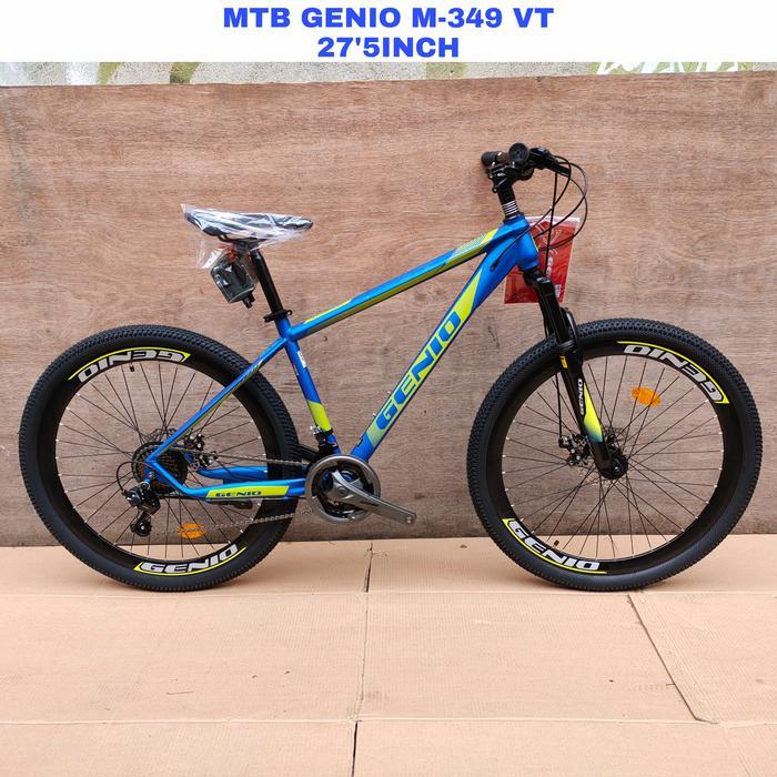 Khusus Gojek/Grab)Sepeda Gunung Genio M-349 VT 27'5Inch 24Sp