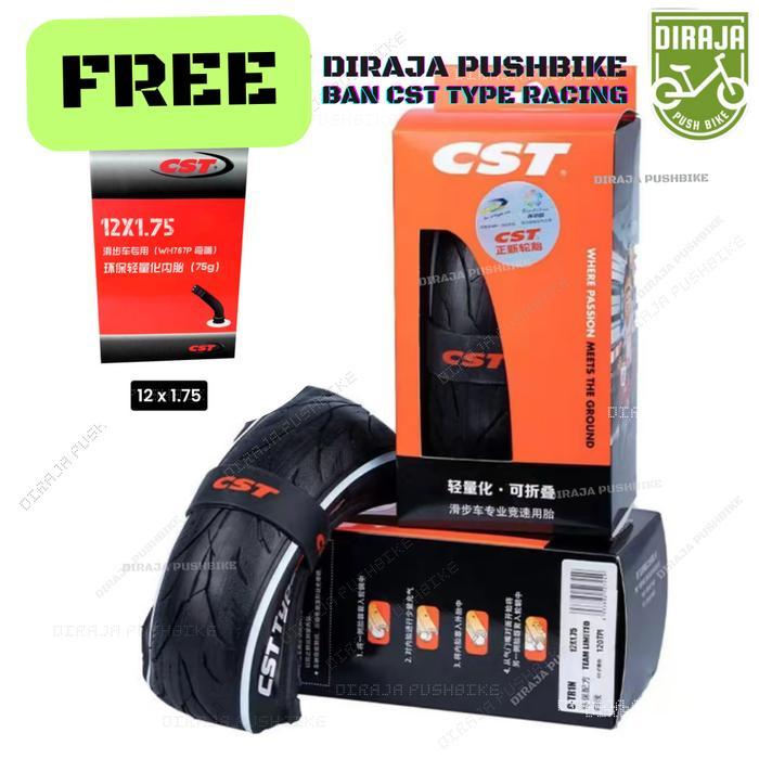 BAN PUSHBIKE BALANCE BIKE BAN CST SIAP BALAP RACING