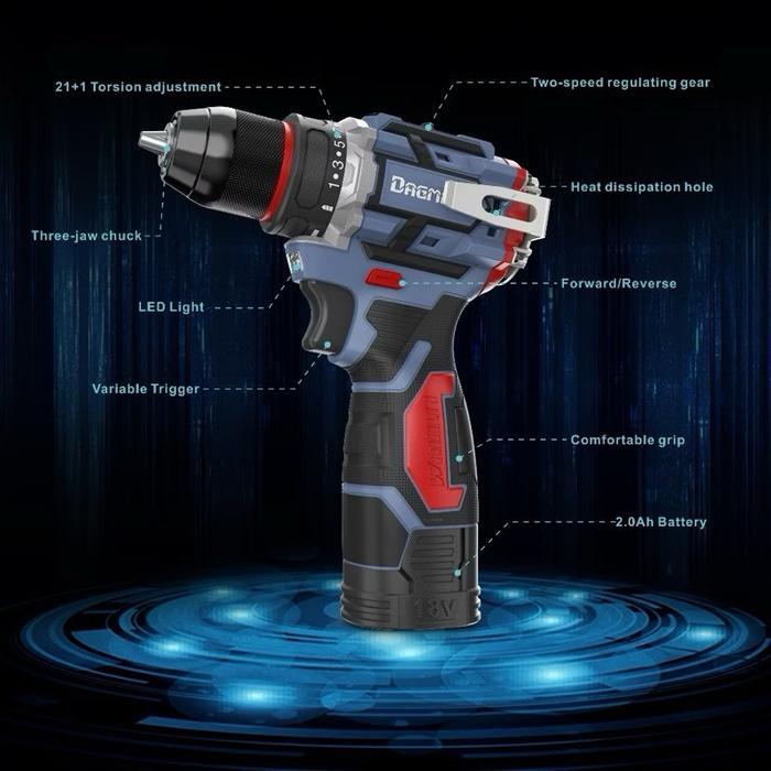 NEW PRODUCT DAGMARA KEN SERIES V18 BRUSHLESS CORDLESS DRILL RECHARGEABLE SCREWDRIVER HAND DRILL