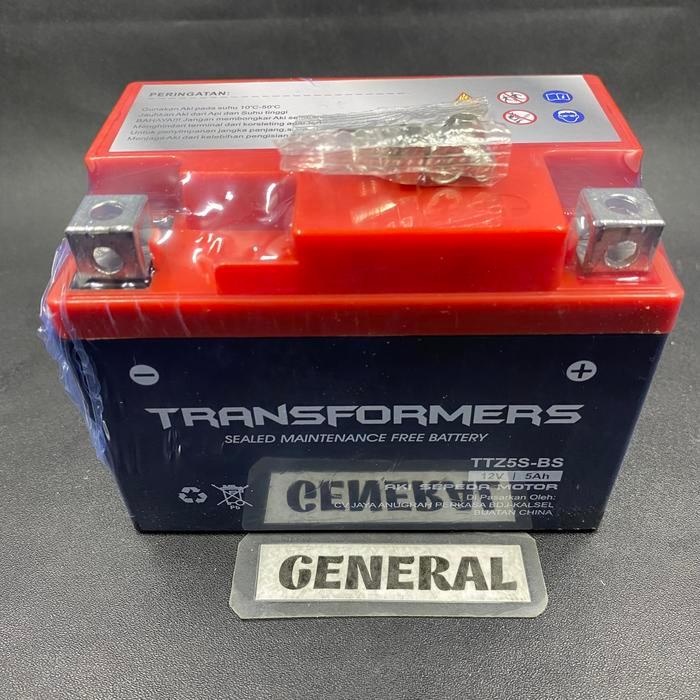 Aki Motor Transformer Gtz5S Accu Battery Beat Mio J Gt