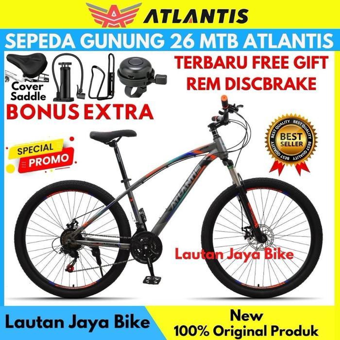 TERLENGKAP Sepeda 26 MTB Atlantis Sporty Rem Cakram
