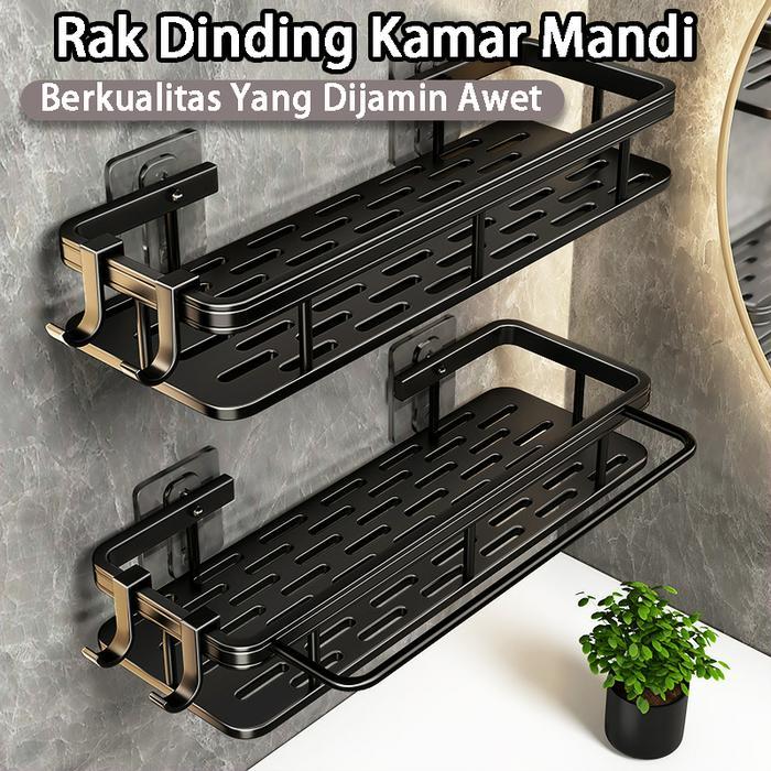 Rak Dinding Tempat Sabun Rak Sudut Estetik Kamar Man Sabun Toilet Rak Gantung *