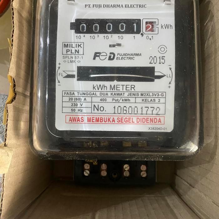Kwh Meter Analog 1 Phase 5(20)A Fuji Dharma Standard Pln Class 2