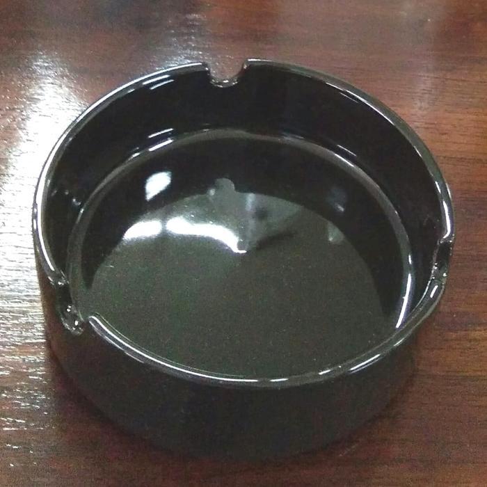 "New" Asbak Keramik/Asbak Hitam/Asbak Rokok/Asbak Porcelain/Ashtray/Asbak
