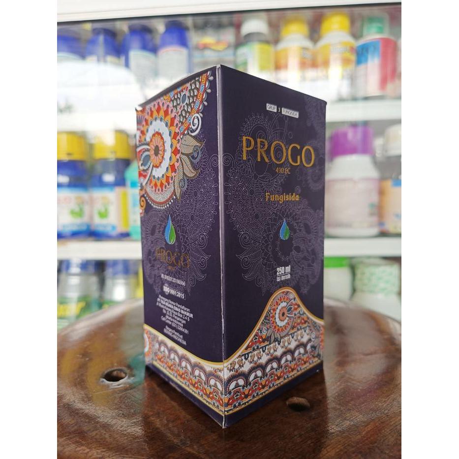 lumercok99 Progo Fungisida Progo 250 ml untuk Penyakit Moler Bawang Merah dan Potong Leher Padi