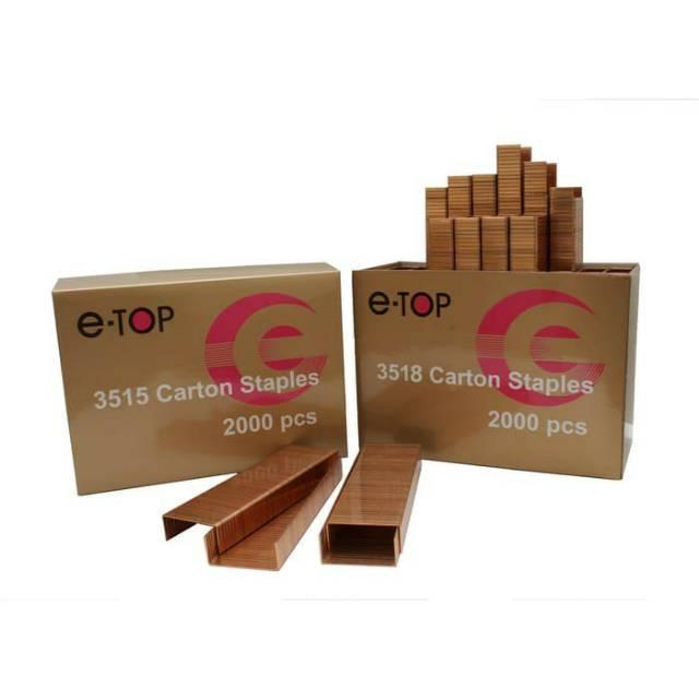 HARGA PABRIK E-TOP Staples carton/ Karton/Kardus 3515 Stapler Stationery