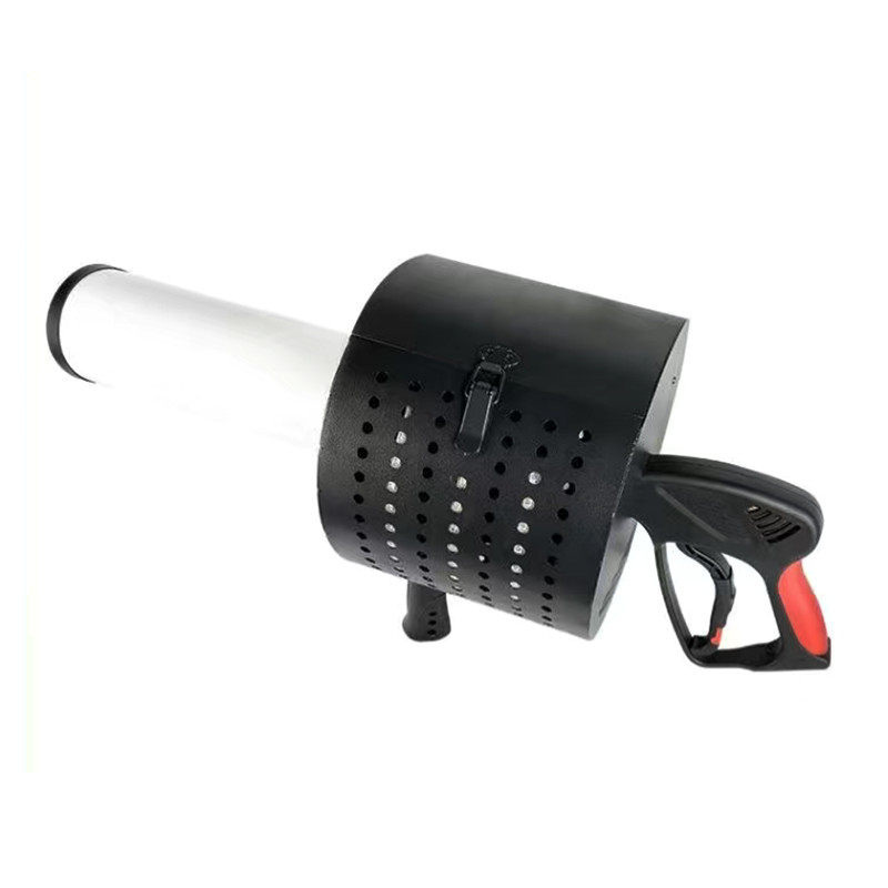 LED COLORED PAPER AIR COLUMN GUN STAGE HANDHELD CO2 DRY ICE GUN ATMOSPHERE PROPS CARBON DIOXIDE JET