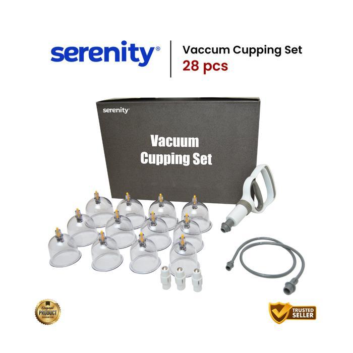 Premium Serenity Alat Bekam 28 Cup Kop Angin Bekam Terbaik Alat Kop Bekam Ori Cupping Set Bekam