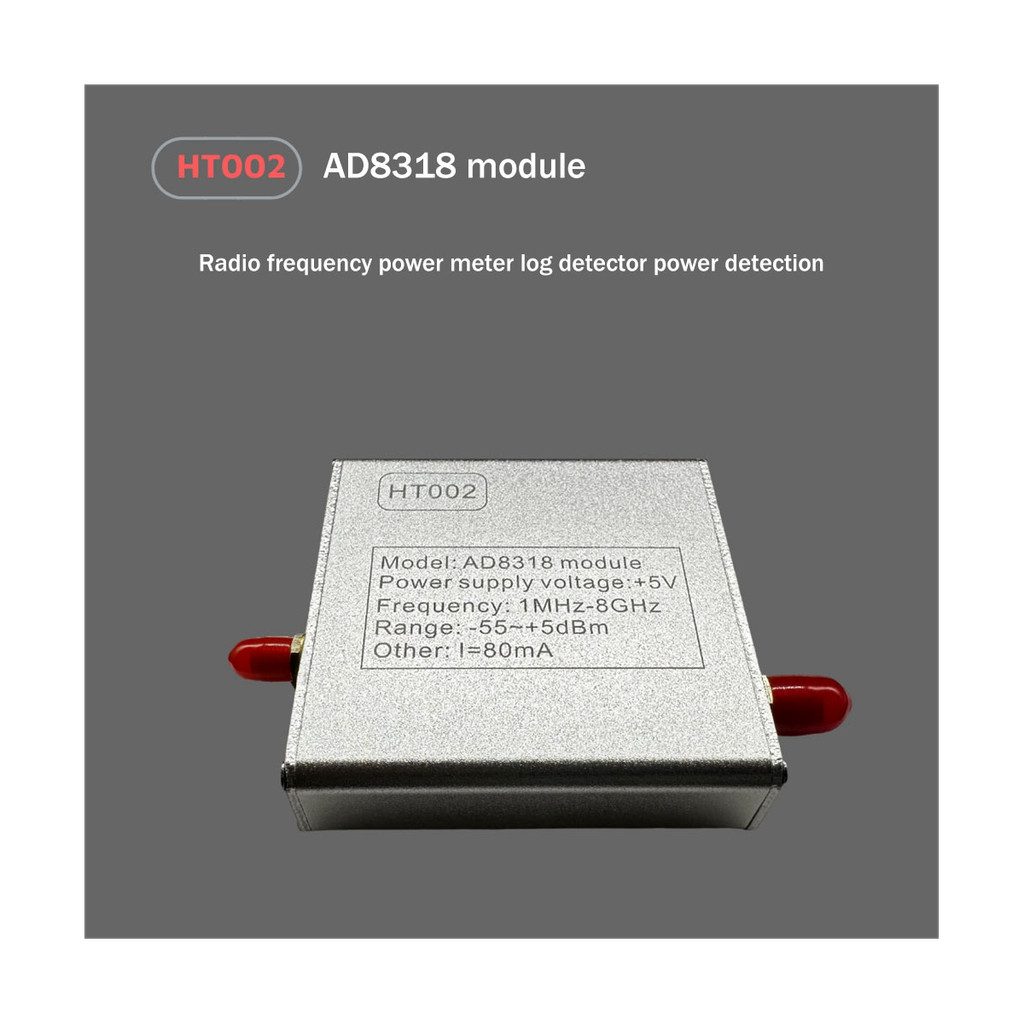 . Ad8318 Module Rf Power Meter Logarithmic Detector 1Mhz-8000Mhz Power -