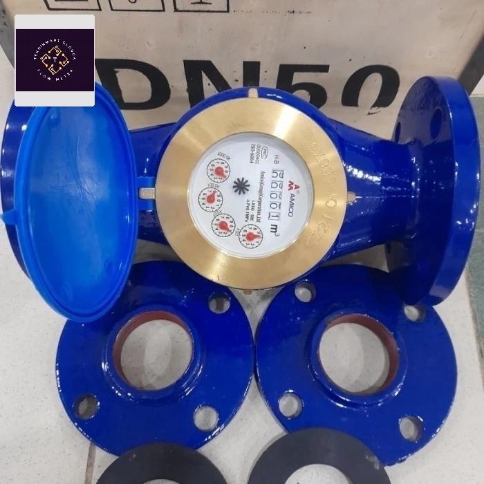 Flow Meter Amico 2 Inch Water Meter Dn50 Meteran Air