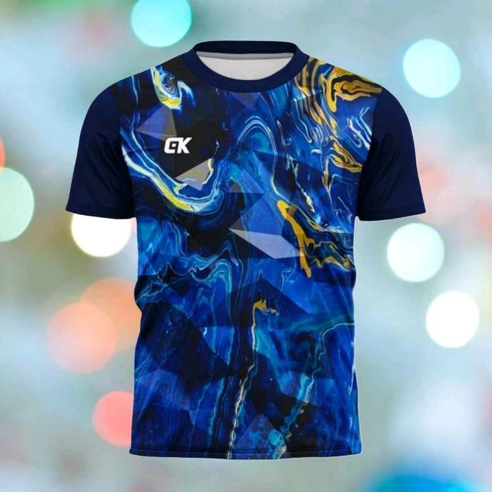 Baju Jersey olahraga printing/Jersey Volly keren/Baju Training/kaos bulutangkis/baju futsal premium
