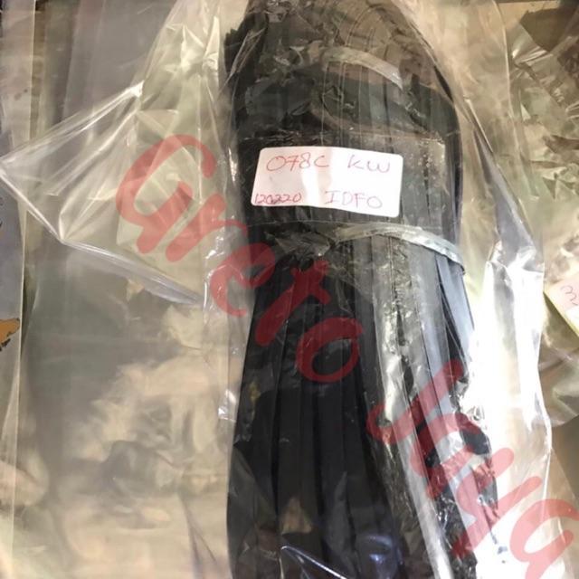 ( 078 C KW ) Karet Kaca Type 078c Kecil Hitam Aluminium Lis Sekoneng