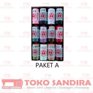 Benang jahit merk extra/benang extra 40/2 500 yard/benang jahit murah/benang jahit warna komplit