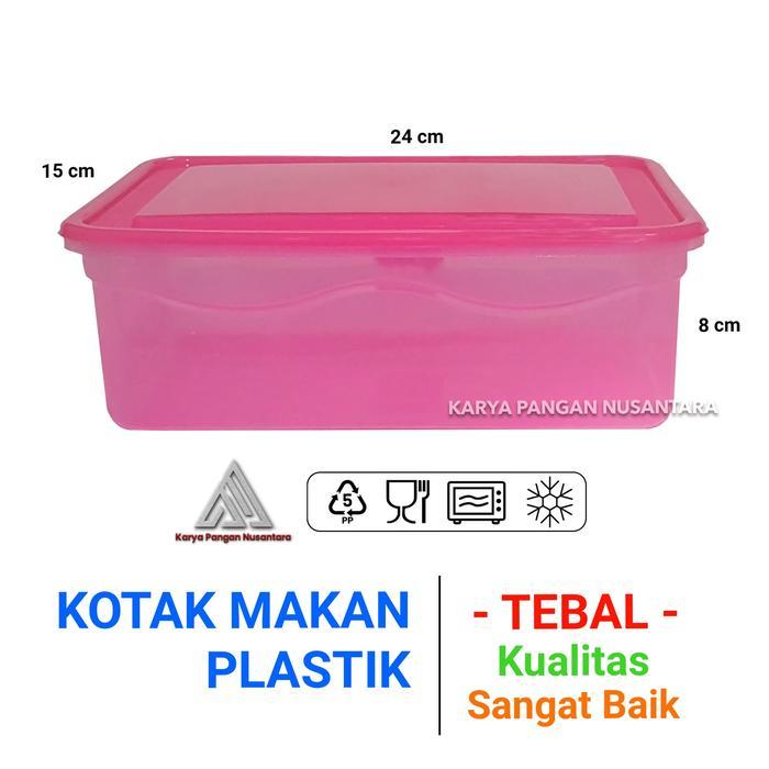 KOTAK MAKAN PLASTIK 2300 ML WARNA FOOD CONTAINER BOX PLASTIK MAKANAN