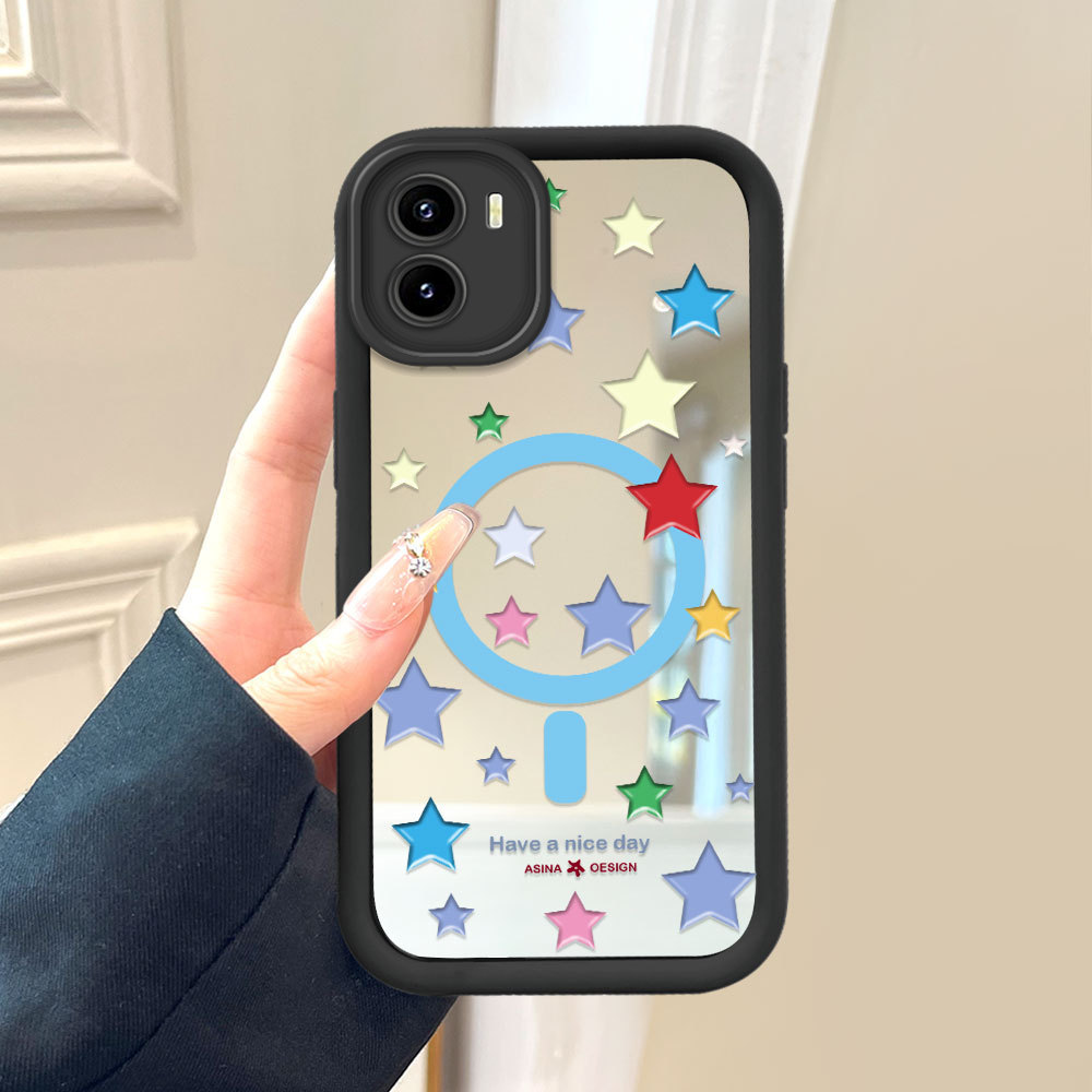 Casing Hp Untuk VIVO Y15S Y01 Y01A Y15A Y15C Cermin Softcase Case Phone Kesing Star 1616 JZ